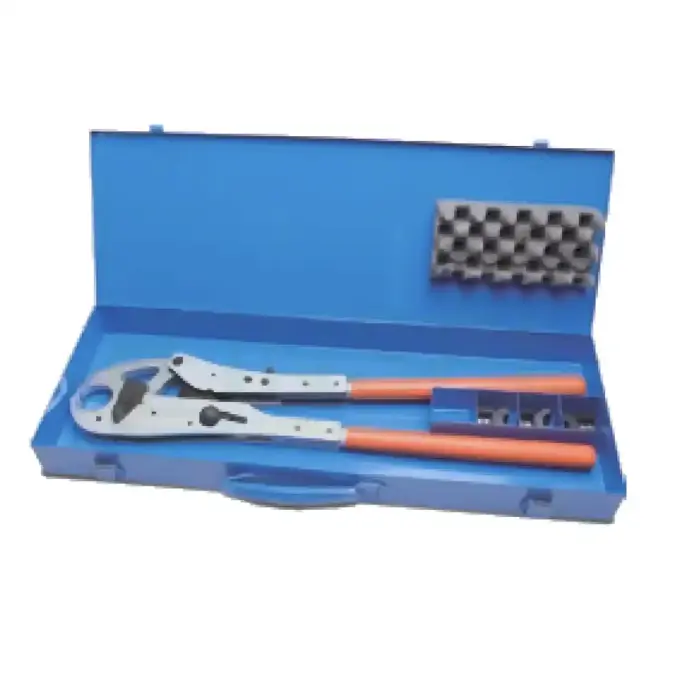 Blue CBC metal case with the hand press and insert pairs Blue CBC metal case with the hand press and insert pairs