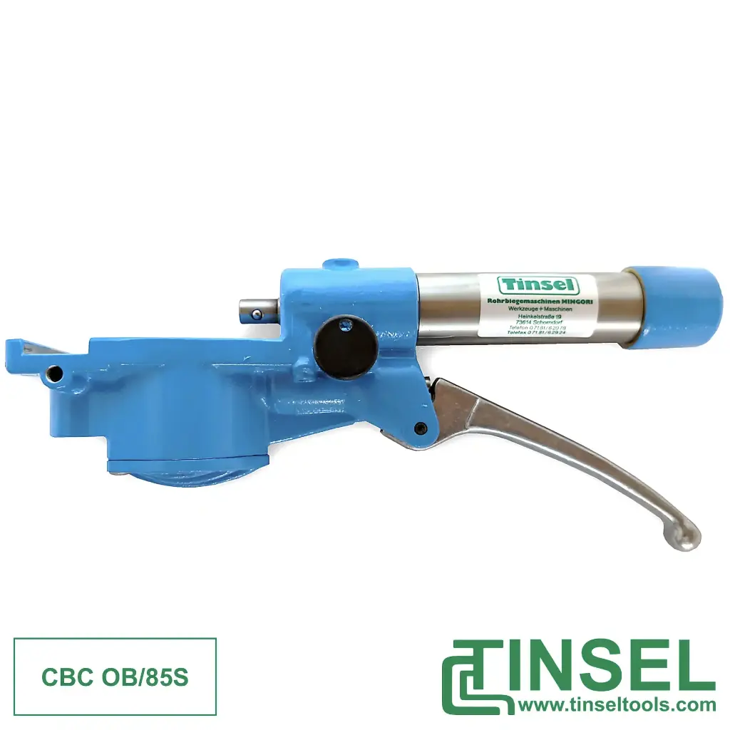 CBC OB85S+ Portable hydraulic pipe bender for hydraulic pipes side view