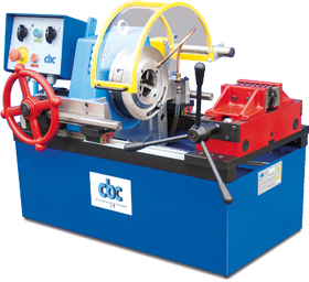 Threading machine CBC 392-L with head on recirculating ball slides, up to 2″