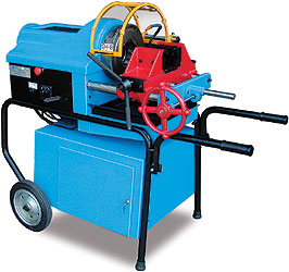 Threading machine CBC 600 with two rotating heads for pipes and bars up to 4″