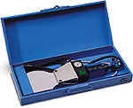 Metal cases and stands for CBC PS welding mirrors and PL 3 socket fusion welders