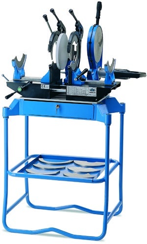 Butt welding machine CBC JUNIOR 250 for plastic pipes Ø 75 to 250 mm