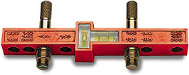 Spirit level CBC LV 1 with 1/2″ gas-thread pins for pipe laying