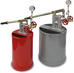 Test pumps CBC PI-55 INOX to PI-95 for testing and filling installations