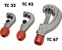 Pipe cutters CBC TC 32, TC 42 and TC 67 for stainless steel pipes up to Ø 60 mm