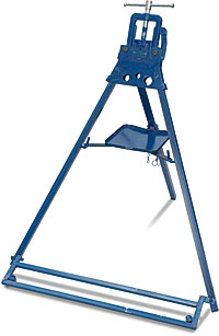 CBC Pioneer benches for pipes 2″ to 4″ and folding work table