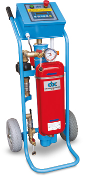 Screed heaters CBC KSM 9 and KSM 15 – mobile electric boilers up to 15 kW