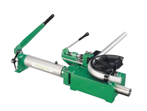 Mingori-Rohrbiegemaschinen GS 30 und GS 60 mit Biegemodul GS sowie das Modul einzeln